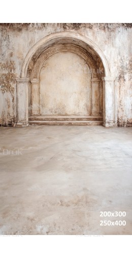 Tło fotograficzne klasyczna kamienna wnęka w stylu vintage | 3730